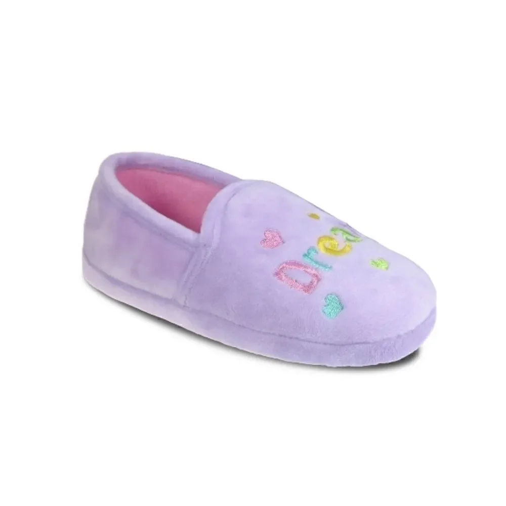Big Girls Dream Big Aline Comfy Lounge Slippers Shoes Size 4/5